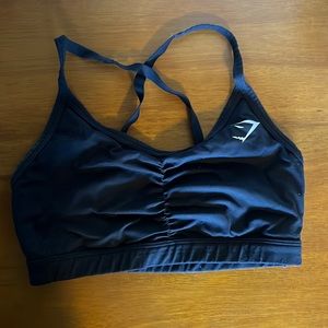 Gymshark black sports bra size SMALL